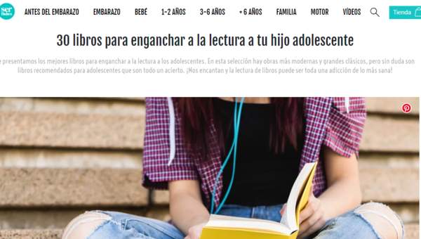 Ser padres: Libros para enganchar a tu hijo adolescente