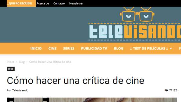 televisando: Cómo hacer una crítica de cine