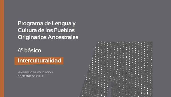 Programa de Estudio INTERCULTURALIDAD 4° básico