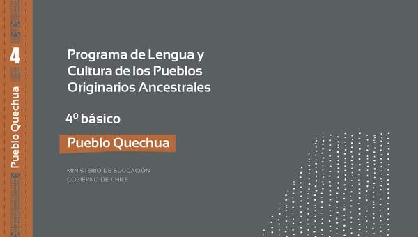 Programa de Estudio QUECHUA 4° básico