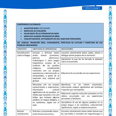 Actividad sugerida: LC01 - Mapuche - Matriz - U1