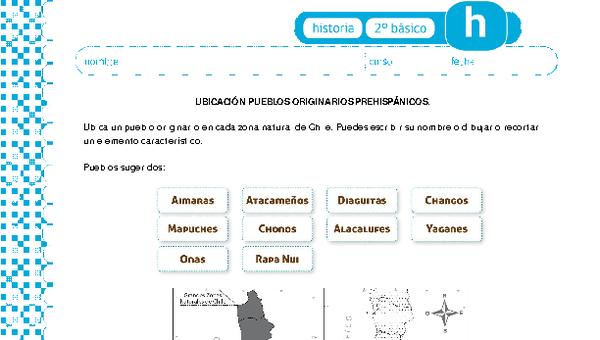 Ubicación pueblos originarios prehispánicos