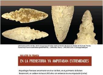 En la prehistoria ya amputaban extremidades