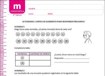 Conteo de elementos para responder preguntas (I)