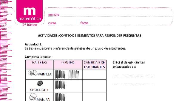 Conteo de elementos para responder preguntas (II)