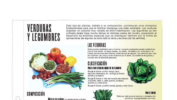 Verduras y legumbres