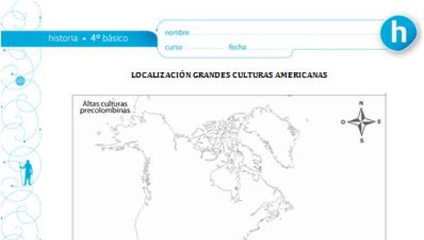 Localización grandes culturas americanas