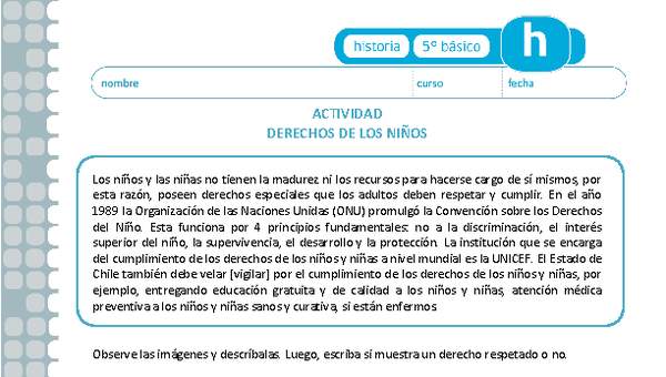 Derechos de los niños