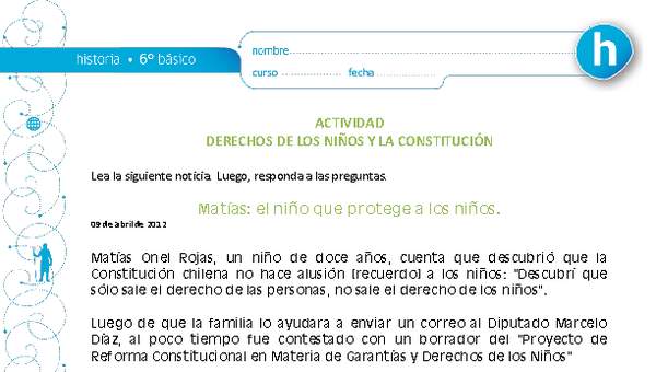 Derechos de los niños y la constitución