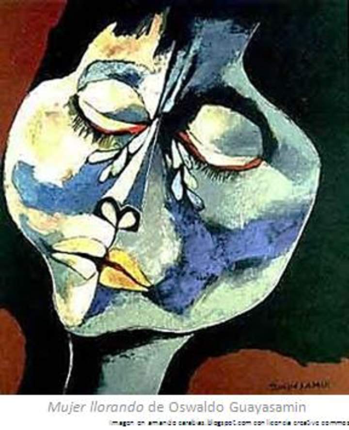 Niña llorando de Oswaldo Guayasamin