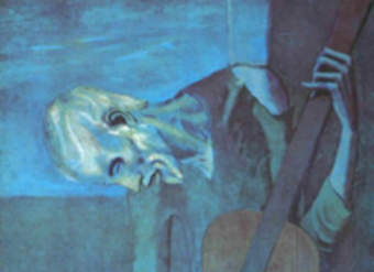 El Guitarrista Ciego de Pablo Picasso