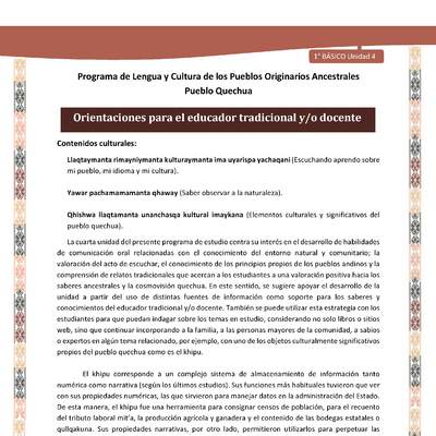 Microsoft Word - QUECHUA-LC01-U04-Orientaciones al docente - INTRODUCCIÓN