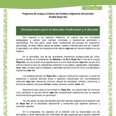 01-Orientaciones al docente - LC01-RAPANUI - U03 - INTRODUCCIÓN