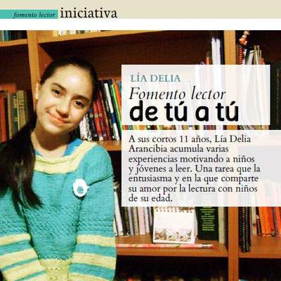 Lía Delia: fomento lector de tú a tú