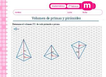 Volumen de prisma y pirámides