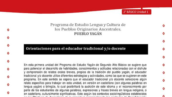 Orientaciones para el educador tradicional y/o docente