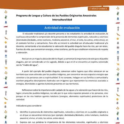 Actividad de evaluación