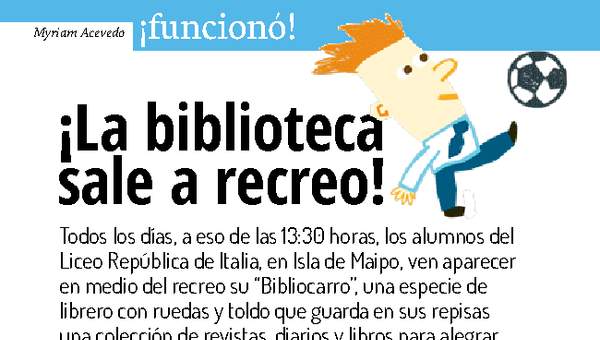 La biblioteca sale a recreo