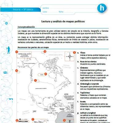 Lectura y análisis de mapas físicos