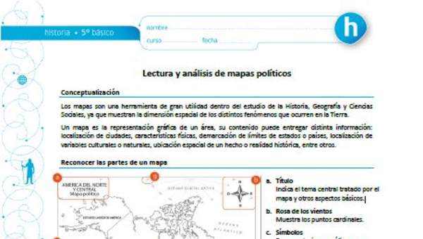 Lectura y análisis de mapas físicos