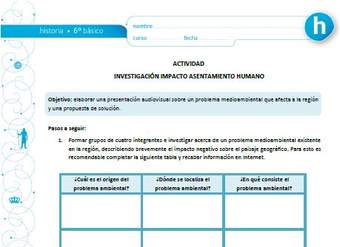 Investigación impacto asentamiento humano