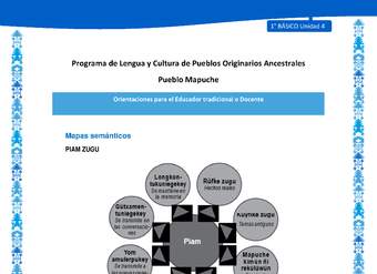 Orientaciones al docente - LC01 - Mapuche - U4 - Mapa semántico