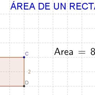 Área de rectángulos