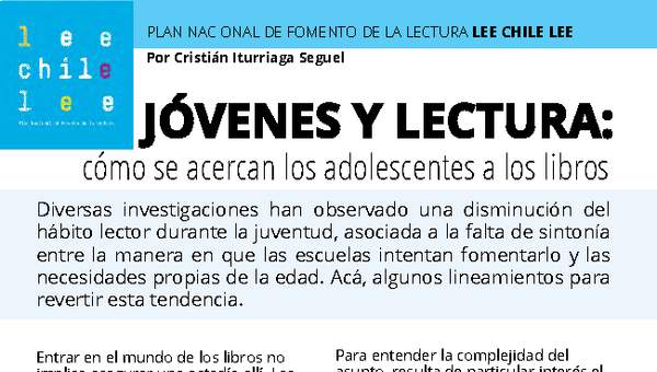 Jóvenes y lectura