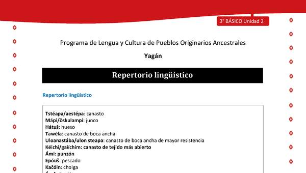 Repertorio lingüístico