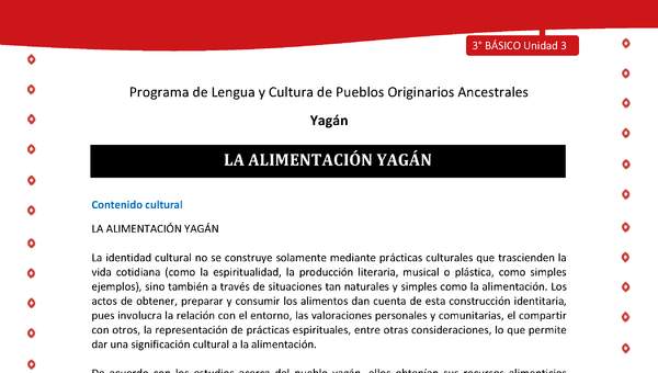 La alimentación yagán