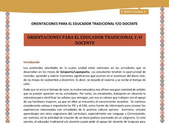 Orientaciones para el educador tradicional y/odocente-LC03 -AYM - Unidad 4