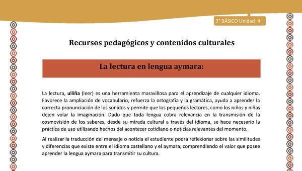 03-Orientaciones para el educador-LC03 U04-La lectura en lengua aymara