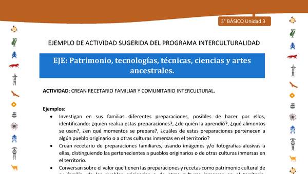 Crean recetario familiar y comunitario intercultural