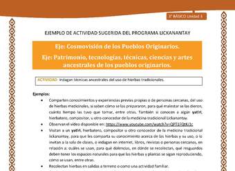  Indagan técnicas ancestrales del uso de hierbas tradicionales