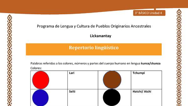 Repertorio lingüístico