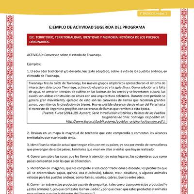 04-Actividad Sugerida LC03 COL-U01-OA07-Conversan sobre el estado de Tiwanaqu.