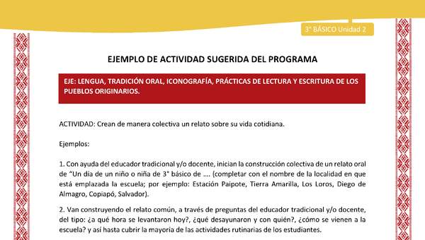 01-Actividad Sugerida LC03 COL-U02-LS02-Crean de manera colectiva un relato sobre su vida cotidiana.