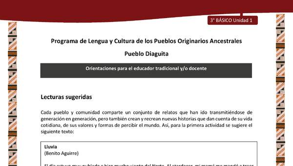02-Orientaciones al docente - LC03 - DIA - U01 - Lecturas sugeridas