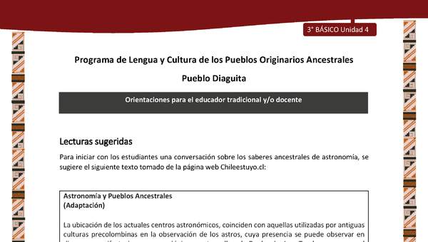02-Orientaciones al docente - LC03 - DIA - U04 - Lecturas sugeridas