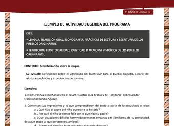 01-Actividad Sugerida LC03 DIA-U03-LS03;LS05;OA08-Reflexionan sobre el significado del buen vivir para el pueblo diaguita, a partir de relatos escuchados y experiencias personales.