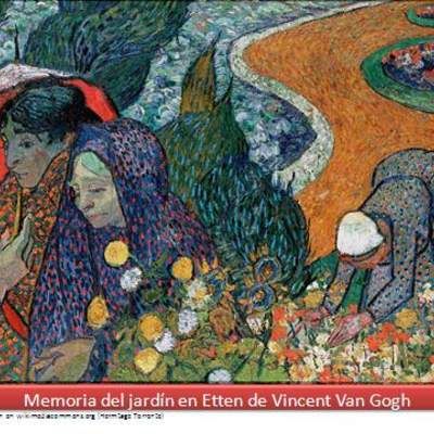 Memoria del jardín en Etten de Vincent Van Gogh