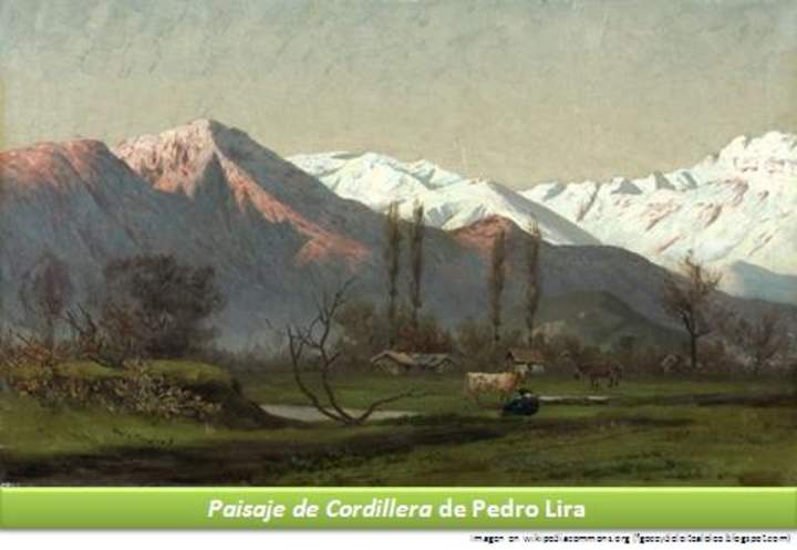 Paisaje de cordillera de Pedro Lira