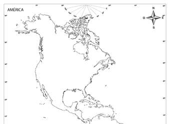 Mapa mudo de América