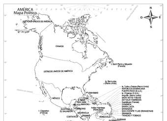 Mapa político de América