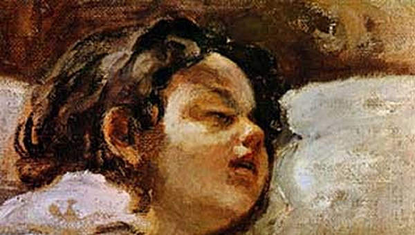 Niño dormido de Juan Francisco González