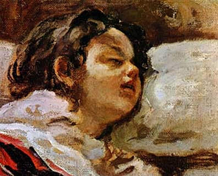 Niño dormido de Juan Francisco González