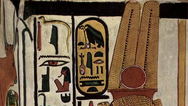 Pintura de la cámara funeraria de Nefertari