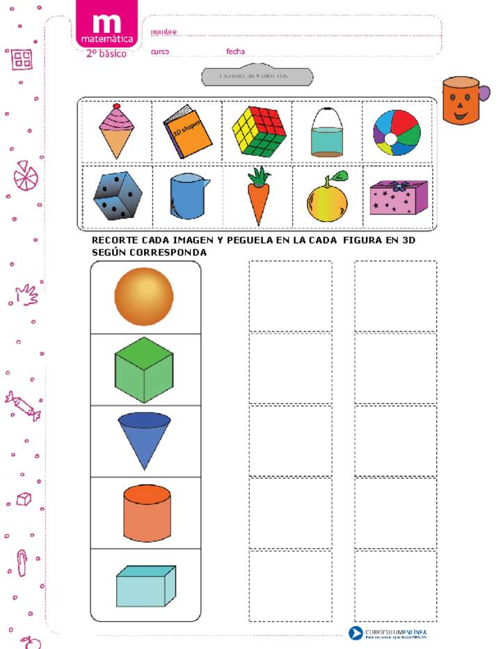 Figuras 3d Y Objetos Curriculum Nacional Mineduc Chile