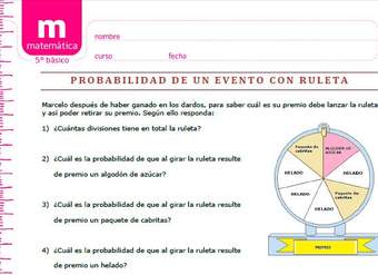 Probabilidad de un evento con ruleta