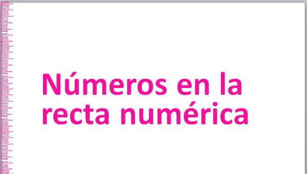 ¿Cuál es el número en la recta numérica?